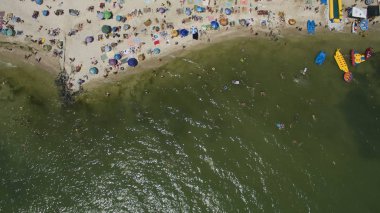Deniz yukarıdan yaz görünümünde