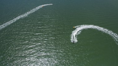 Deniz yukarıdan yaz görünümünde