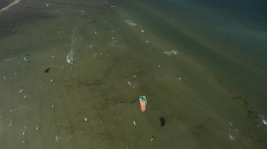 Deniz yukarıdan yaz görünümünde