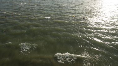 Deniz yukarıdan yaz görünümünde