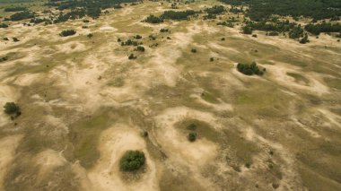 Kumlu çöl hava fotoğrafçılığı güzel manzara