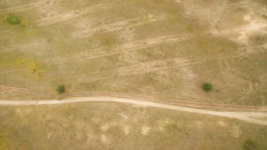 Güzel manzara bir yükseklikten çekim