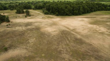 Güzel manzara bir yükseklikten çekim