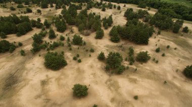 Güzel manzara bir yükseklikten çekim