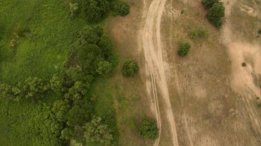 Güzel manzara bir yükseklikten çekim