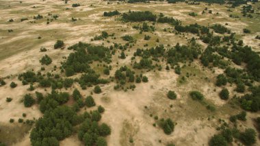 Güzel manzara bir yükseklikten çekim