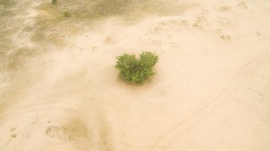 Kumlu çöl hava fotoğrafçılığı güzel manzara