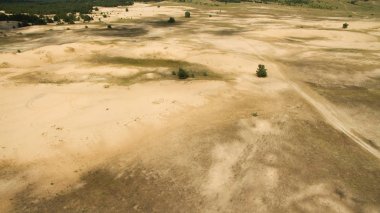 Kumlu çöl hava fotoğrafçılığı güzel manzara