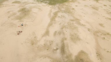 Kumlu çöl hava fotoğrafçılığı güzel manzara