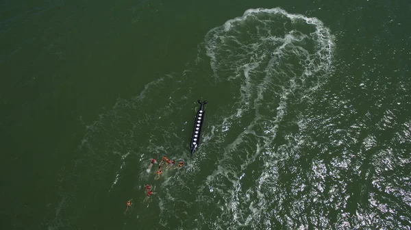 Deniz yukarıdan yaz görünümünde