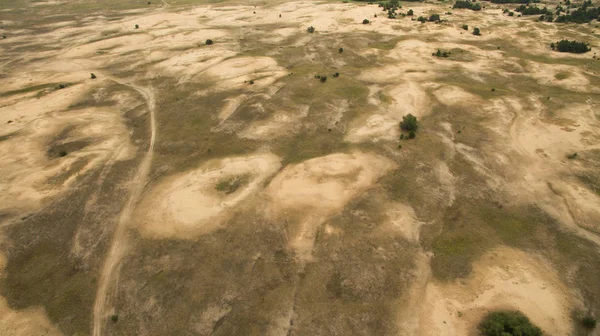 Kumlu çöl hava fotoğrafçılığı güzel manzara