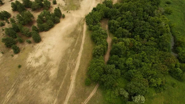 Güzel manzara bir yükseklikten çekim