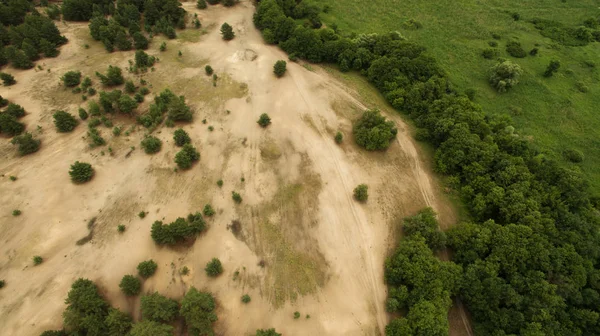Güzel manzara bir yükseklikten çekim