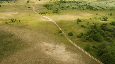Güzel manzara bir yükseklikten çekim