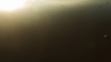 göl günbatımı manzara