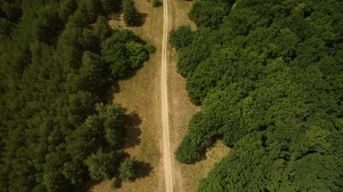 Güzel manzara bir yükseklikten çekim