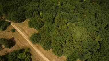 Güzel manzara bir yükseklikten çekim