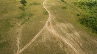 Güzel manzara bir yükseklikten çekim