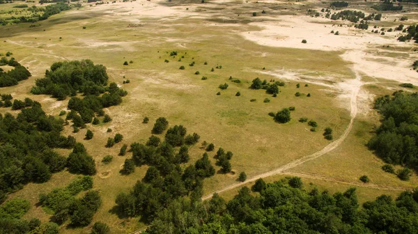 Güzel manzara bir yükseklikten çekim