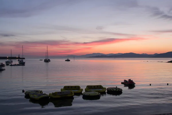 Tramonto sul mare — Foto Stock