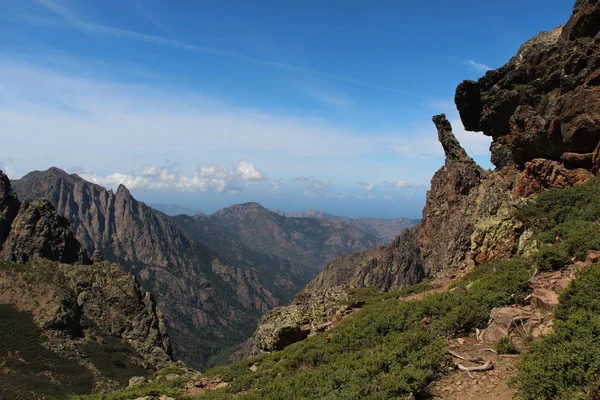 Dağ manzarası, Corse, France.