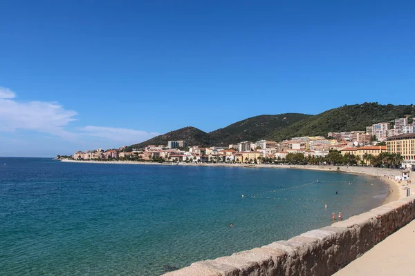 Ajaccio'deki kıyı. Corse, France.