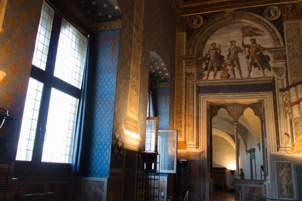 Sala dei Gigli, Vecchio Sarayı, Floransa, Toskana, İtalya.