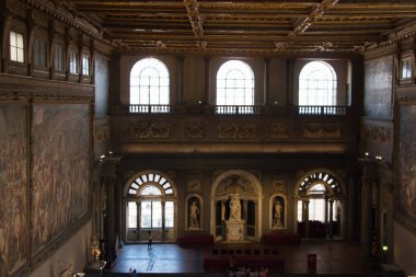 Salone dei Cinquecento, Palazzo Vecchio, Florence, İtalya.