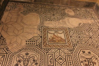 Dionysos 'un Domus' u. Santa Giulia Müzesi, Brescia, Lombardy, İtalya.