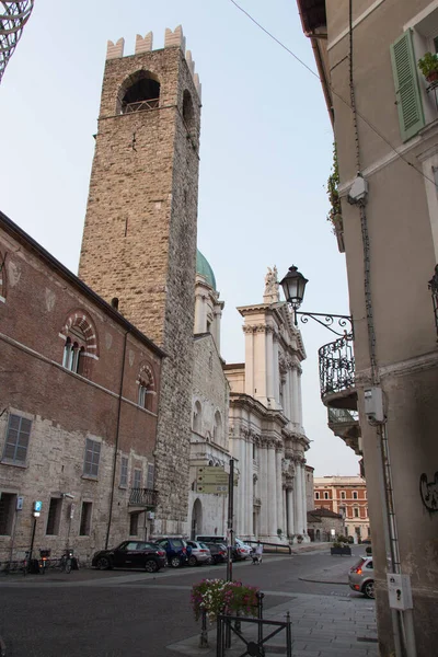 Brescia Italië Augustus 2018 Het Uitzicht Toren Van Pegol Van — Stockfoto