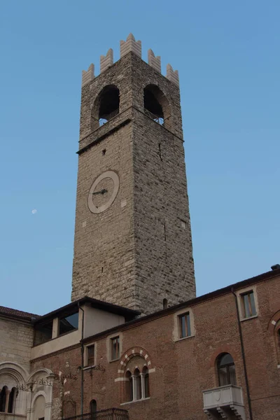 Brescia Italy August 2018 Close View Tower Pegol August 2018 — 图库照片