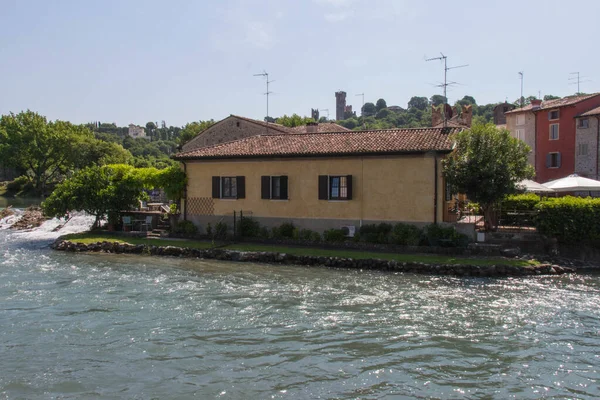 Italia Valeggio Sul Mincio Mayo 2018 Vista Borghetto Valeggio Sul — Foto de Stock