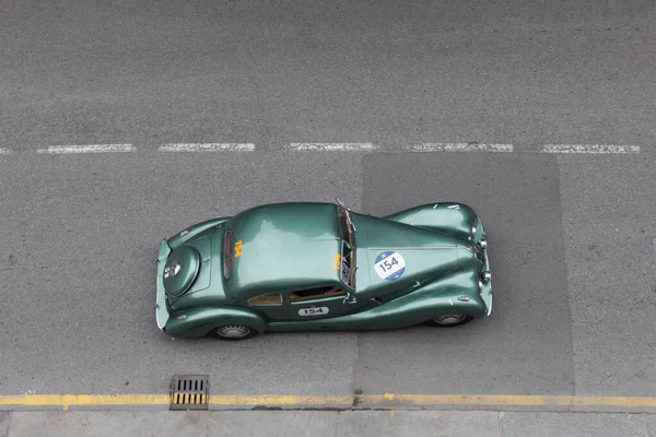 Brescia Maggio 2018 Bristol 400 1948 Una Vecchia Vettura Corsa — Foto Stock