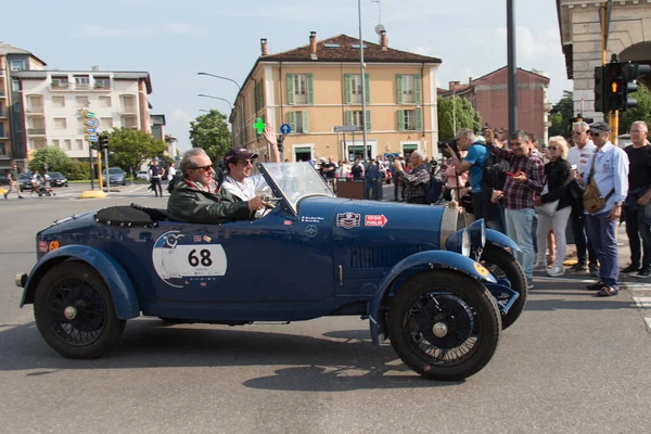 Brescia Italië Mei 2018 Bugatti 1929 Een Oude Raceauto Rally — Stockfoto