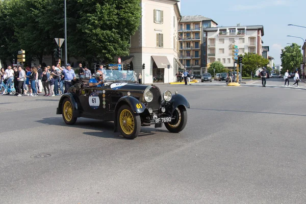 Brescia Italy May 2018 Bugatti 1929 Old Racing Car Rally — Stock Photo, Image