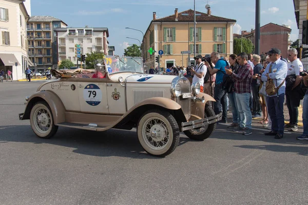 Брешиа Италия Мая 2018 Ford 1931 Старый Гоночный Автомобиль Ралли — стоковое фото