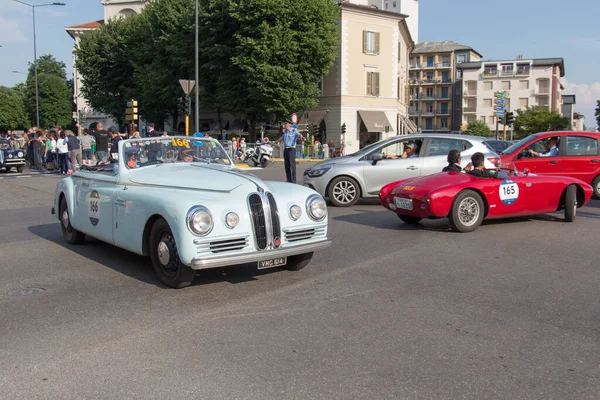 Brescia Italien Mai 2018 Live Bilder Vom Berühmten Italienischen Historienrennen — Stockfoto