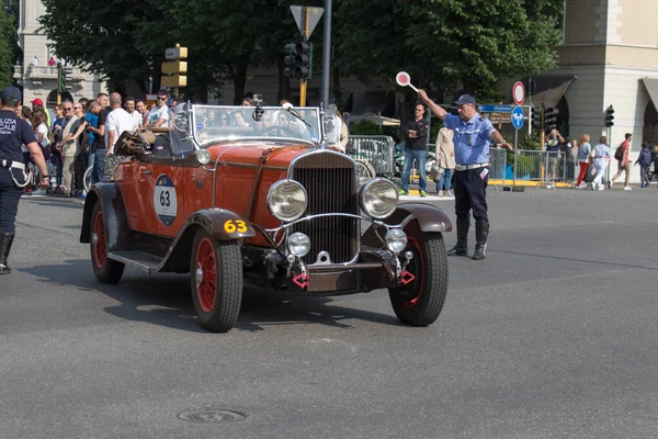 Брешиа Италия Мая 2018 Chrysler 1929 Старый Гоночный Автомобиль Ралли — стоковое фото