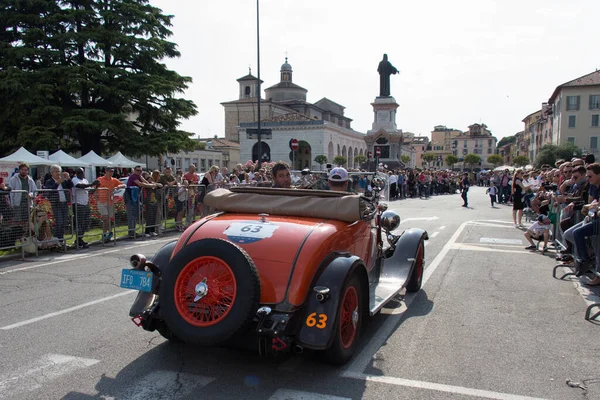 Brescia Olaszország Lehet 2018 Chrysler 1929 Egy Régi Versenyautó Rally — Stock Fotó