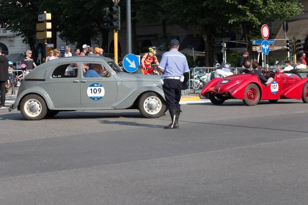 Brescia Italy May 2018 Lancia Aprilia 1350 1937 Old Racing — Stock Photo, Image