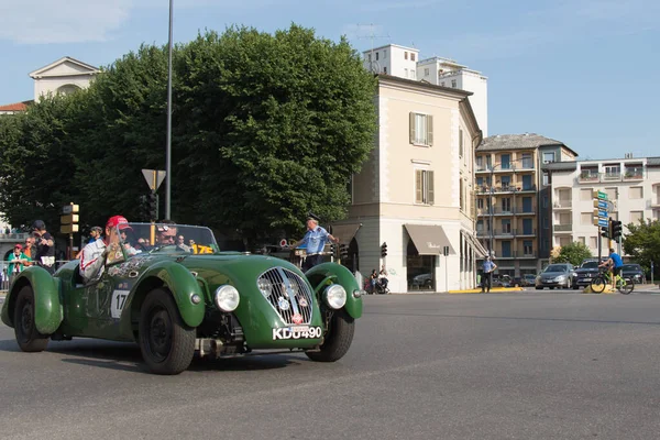 Brescia Italy May 2018 Live Shot Famous Italian Historical Race — Stock Photo, Image