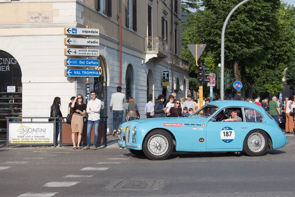 Brescia Italy May 2018 Talbot Lago Berlinette 1950 Old Racing — Stock Photo, Image