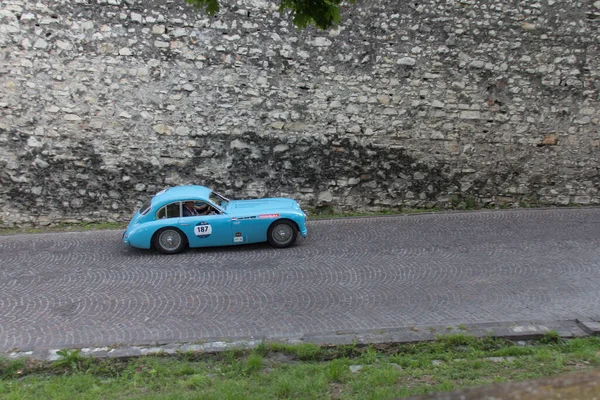 Brescia Itálie Května 2018 Talbot Lago Berlinette 1950 Staré Závodní — Stock fotografie