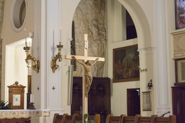 Itália Ferrara Monte Baldo Junho 2018 Vista Interior Santuário Madonna — Fotografia de Stock