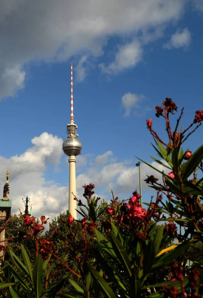 Torre de TV de Berlim em Alexanderplatz, Alemanha — Fotografia de Stock