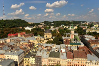 Lviv, görünümü City Hall Tower
