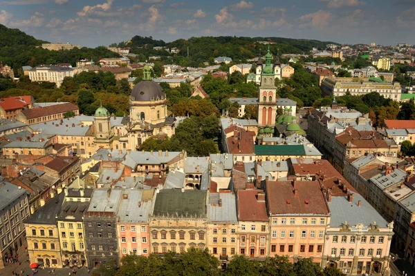 Λβιβ, θέα από τον Πύργο του Δημαρχείου — Φωτογραφία Αρχείου