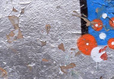 Antik duvar, arka plan, doku, eski püskü boya, eski çimento alçı