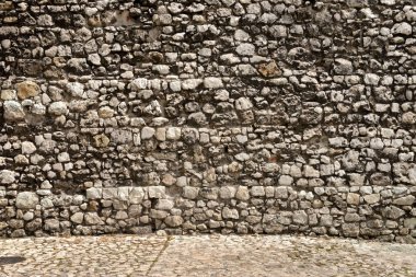 Taş duvar dokusunun arkaplanı