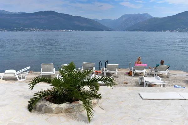 Tivat şehir, Karadağ yakınından Adriyatik Denizi kıyısında köy Krasici